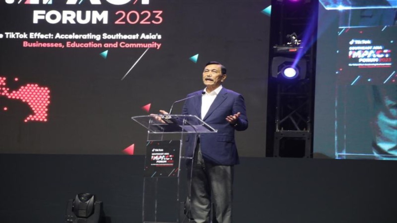 Menko Kemaritiman dan Investasi (Menko Marves) Luhut Binsar Pandjaitan. ANTARA/HO-Kemenko Kemaritiman dan Investasi.