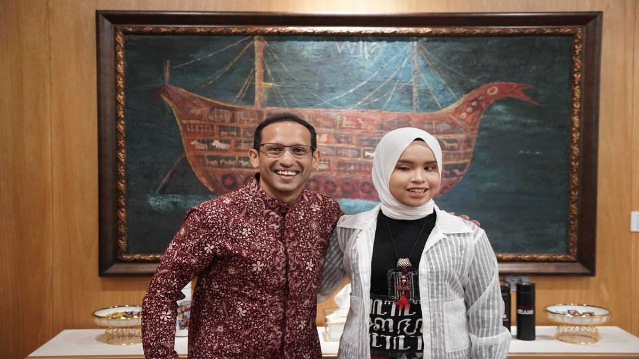 Nadiem Makarim dan Putri Ariani/ist 