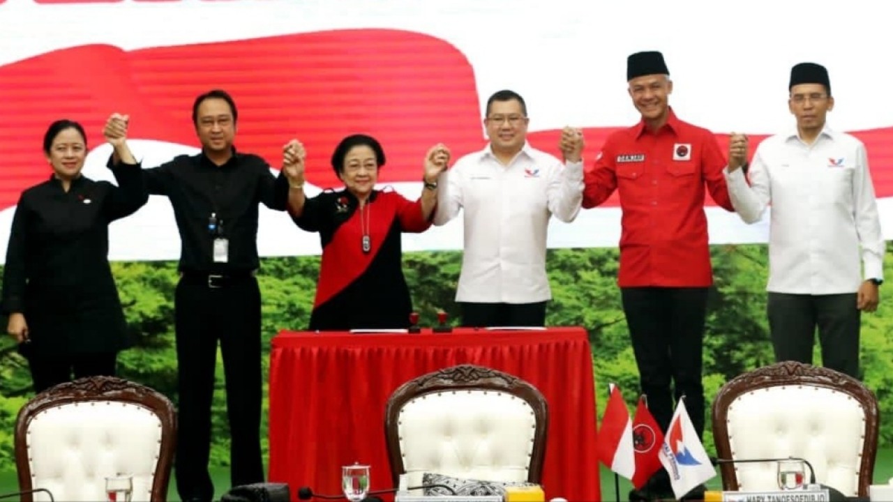 PDIP dan Perindo kerja sama.