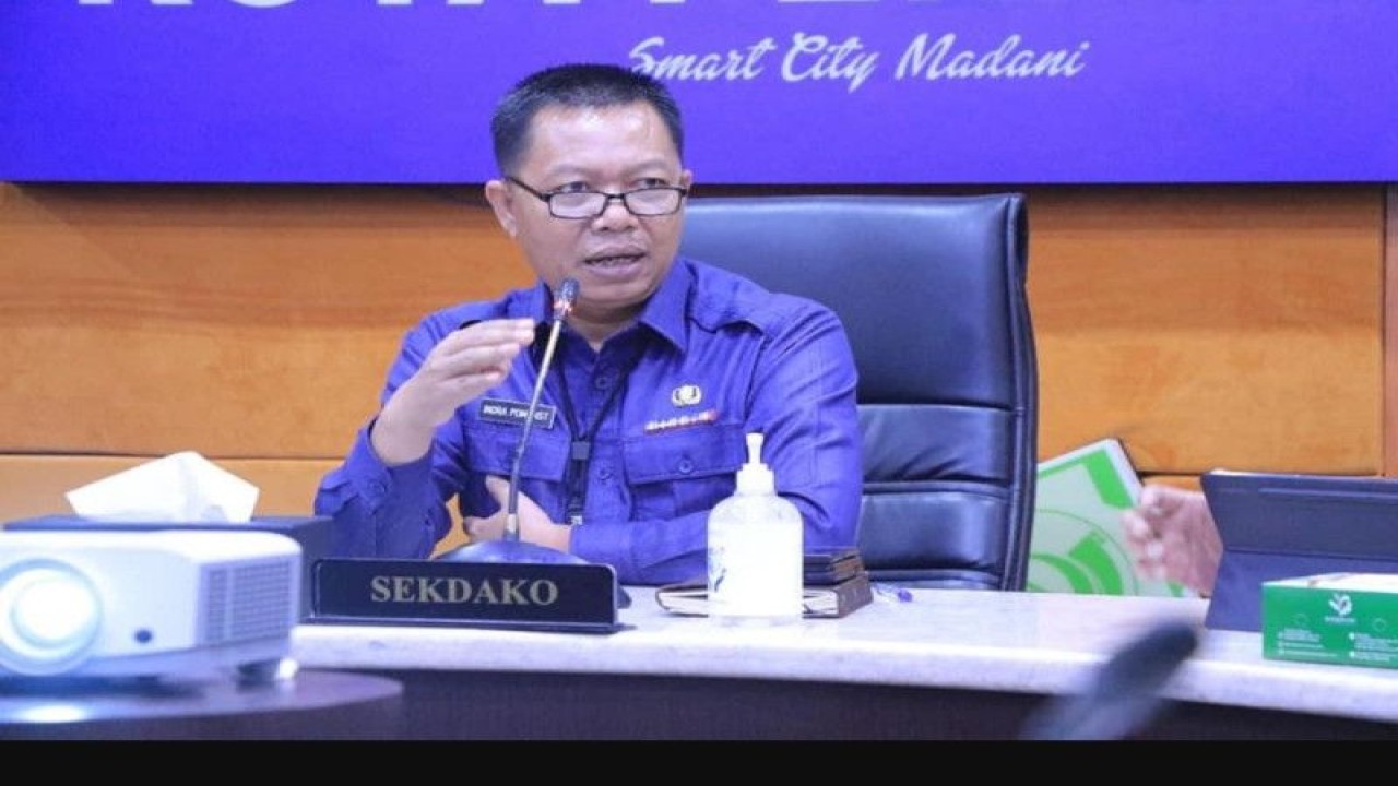 Sekdako Pekanbaru, Indra Pomo Nasution menyatakan telah menyisihkan anggaran untuk mencapai UHC 95 persen pada Juli 2023.(ANTARA/HO-Pemko Pekanbaru)