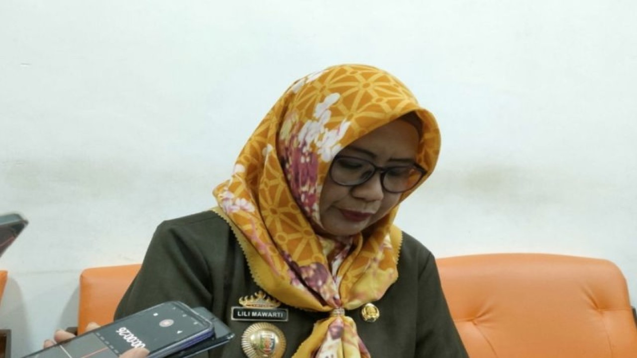 Arsip foto - Kepala Dinas Peternakan dan Kesehatan Hewan Provinsi Lampung Lily Mawarti saat memberi keterangan. ANTARA/Ruth Intan Sozometa Kanafi