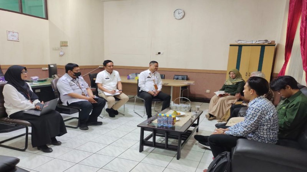 Diskominfo-SP Sulsel dan Pusdatin Pangan Badan Pangan Nasional (National Food Agency/NFA) bahas persiapan pembangunan sistem informasi pangan dan gizi di Makassar, Rabu,(21/6/2023).ANTARA/HO-Humas Pemprov Sulsel