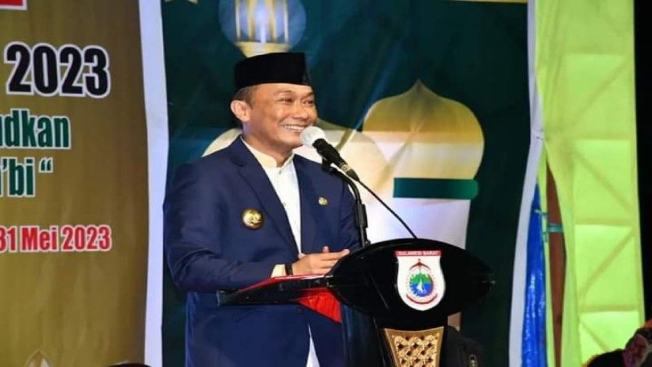 Penjabat Gubernur Sulbar Zudan Arif Fakrulloh, di Mamuju, Kamis (1/6/2023) ANTARA Foto/ M Faisal Hanapi
