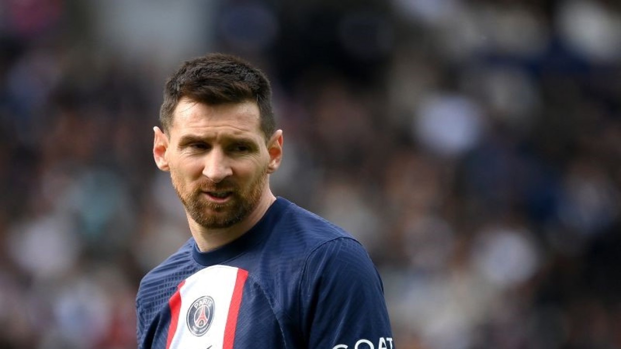 Pesepak bola Argentina Lionel Messi (ANTARA/AFP/FRANCK FIFE)