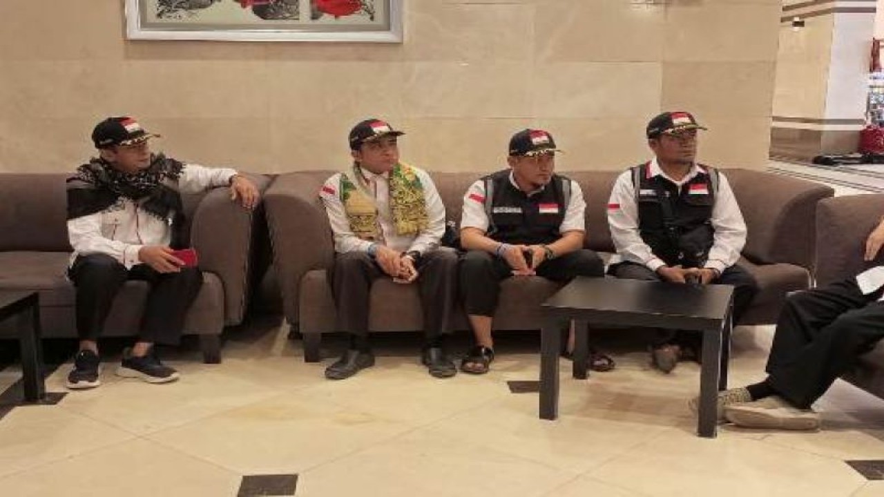 Petugas PPIH dari Provinsi RIau di Daker Mekkah, Arab Saudi. FOTO ANTARA/HO-Humas Kemenag Riau.