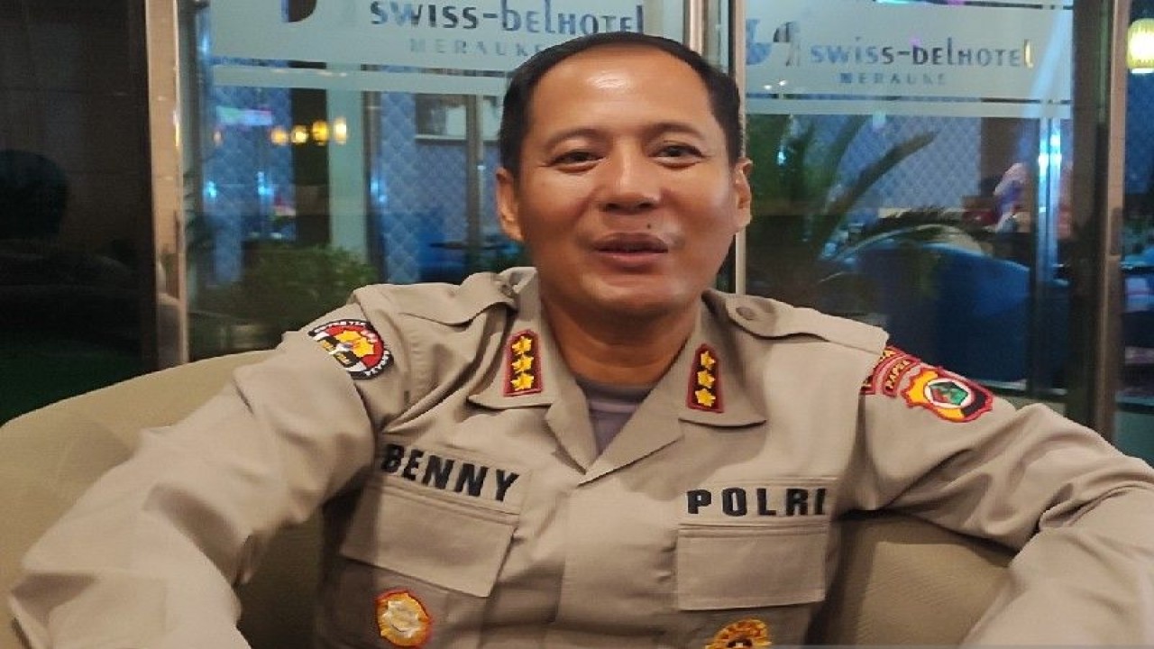Kabid Humas Polda Papua Kombes Ignatius Benny Prabowo. (ANTARA/Evarukdijati)