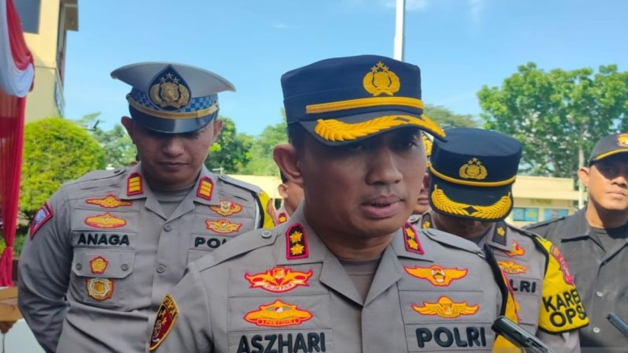 Kapolres Cianjur, Jawa Barat, AKBP Aszhari Kurniawan.(ANTARA/Ahmad Fikri). (Ahmad Fikri)