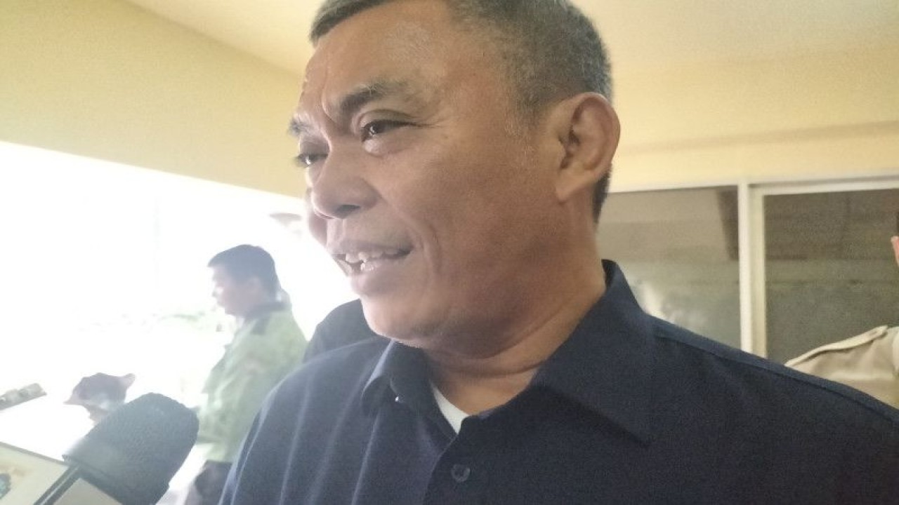 Ketua DPRD DKI Jakarta, Prasetyo Edi Marsudi di gedung DPRD DKI, Senin (19/6/2023). ANTARA/Walda