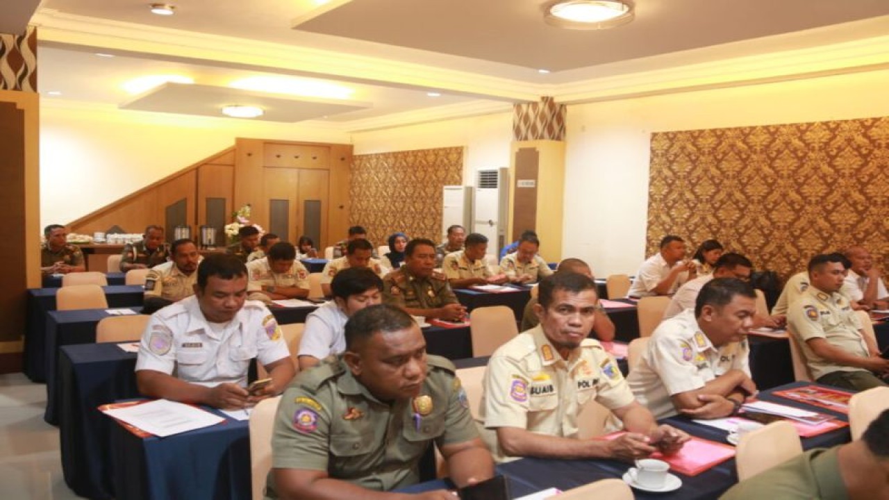 Rapat kerja sama antar lembaga dan kemitraan dalam teknik pencegahan kejahatan di Provinsi Sulawesi Tengah Tahun 2024 di Citra Mulia Hotel, Palu, Rabu (21/06/2023). ANTARA/HO-Humas Pemprov Sulawesi Tengah