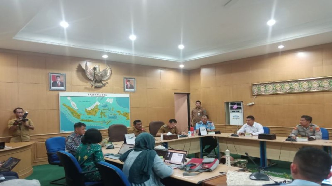 Rapat Persiapan menyambut ASEAN Blue Economy di Belitung. ANTARA/Kasmono-Apriliansyah