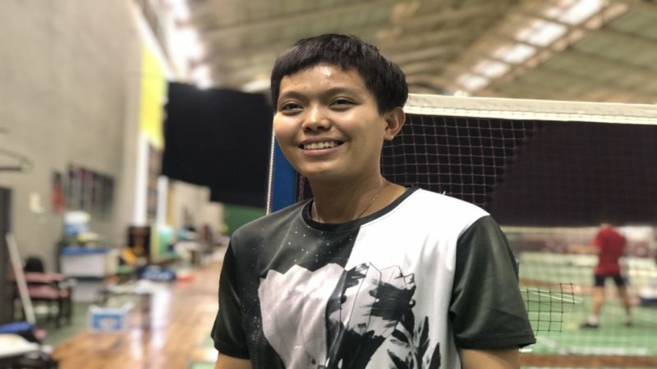 Arsip - Pebulu tangkis ganda putri Indonesia, Siti Fadia Silva Ramadhanti, usai berlatih di Pelatnas PBSI Cipayung jelang tur Eropa pekan depan. (ANTARA/Roy Rosa Bachtiar)