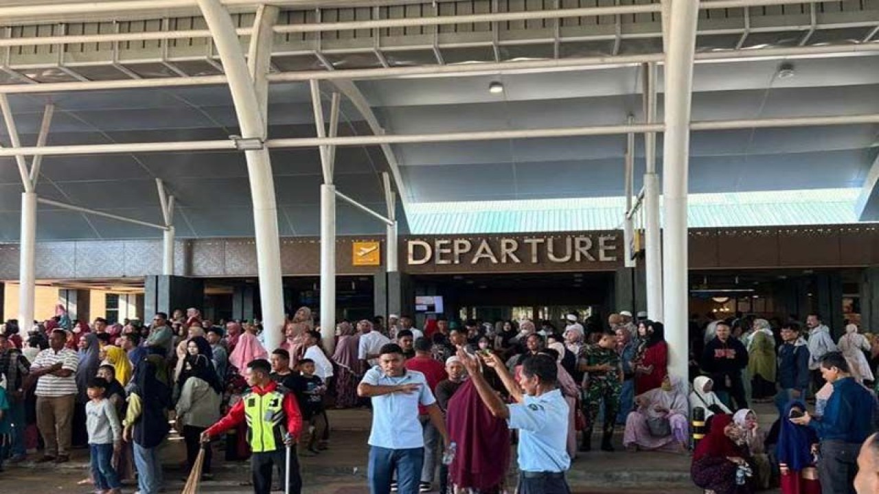 Suasana di bandara El Tari Kupang. ANTARA/Ho-Humas bandara El Tari Kupang