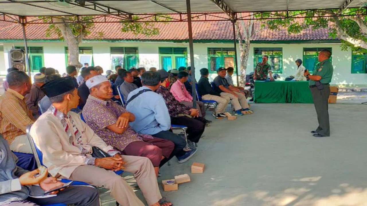 Acara penyuluhan pencegahan paham radikalisme yang digelar Kodim 1620 Lombok Tengah, Nusa Tenggara Barat di Praya, Rabu (28/6/2023( (ANTARA/Humas Kodim 1620 Lombok Tengah)