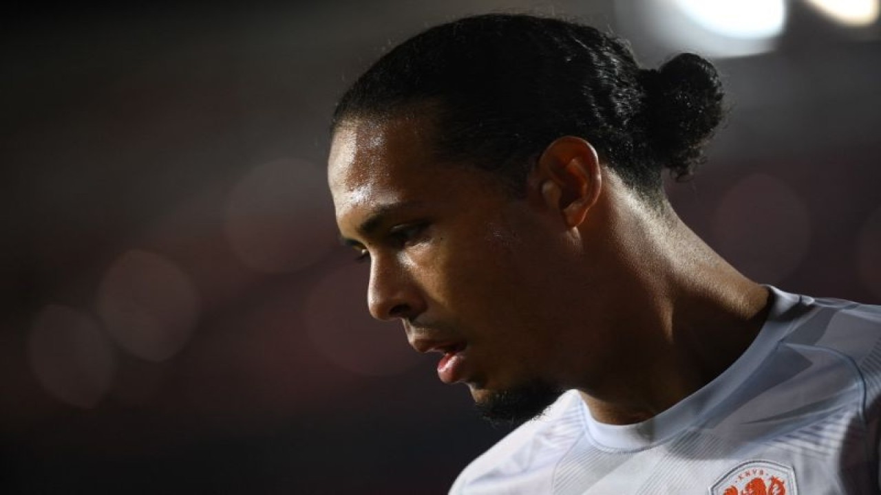 Kapten timnas Belanda Virgil van Dijk (Photo by Marco BERTORELLO / AFP) (AFP/MARCO BERTORELLO)