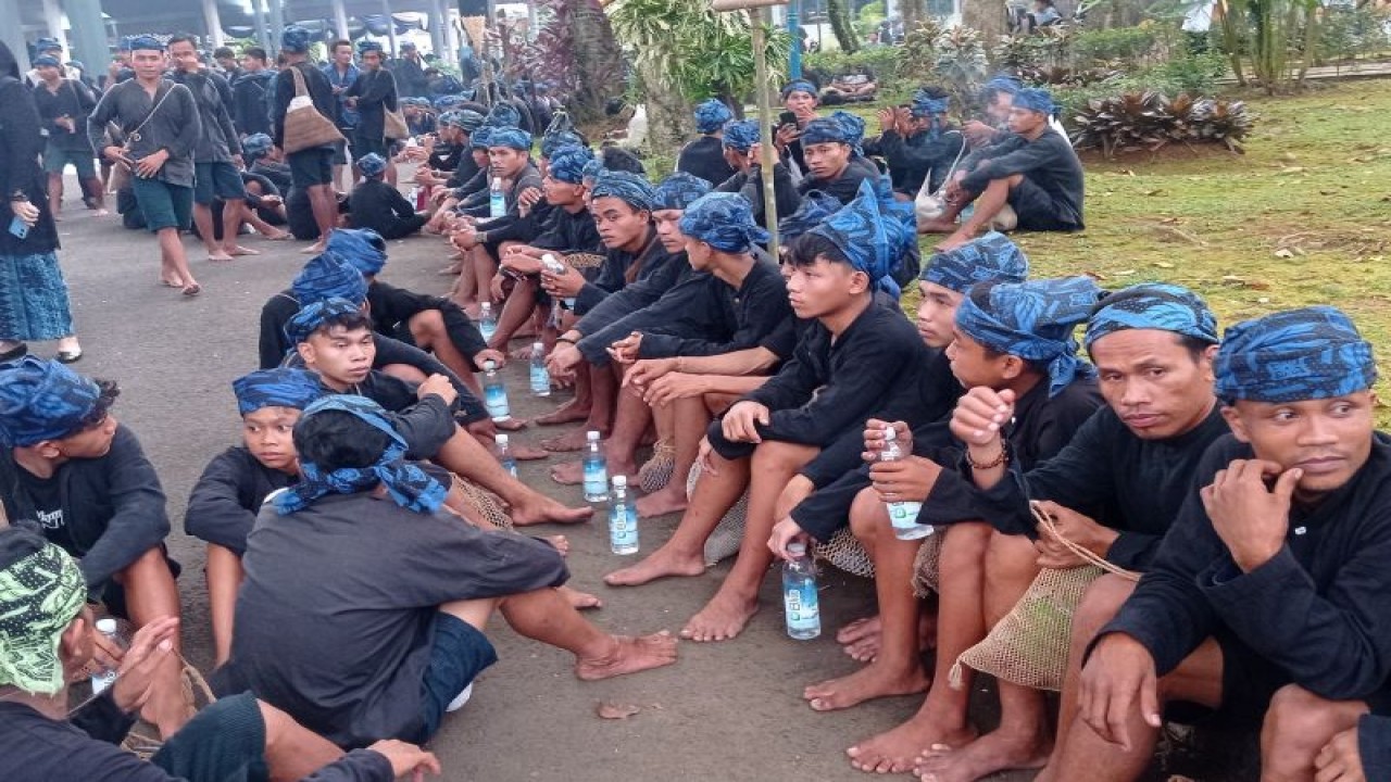 Warga Suku Badui di Kabupaten Lebak, Provinsi Banten. (ANTARA/Mansyur)