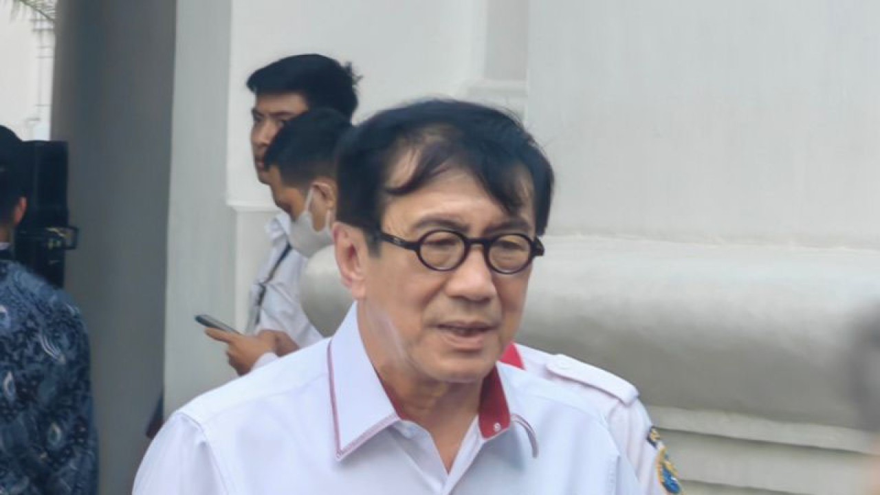 Menteri Hukum dan Hak Asasi Manusia Yasonna H. Laoly. ANTARA/Gilang Galiartha