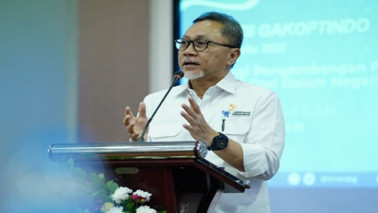 Dokumentasi - Menteri Perdagangan (Mendag) Zulkifli Hasan. (ANTARA/Ho/Kementerian Perdagangan/dok.Pri)