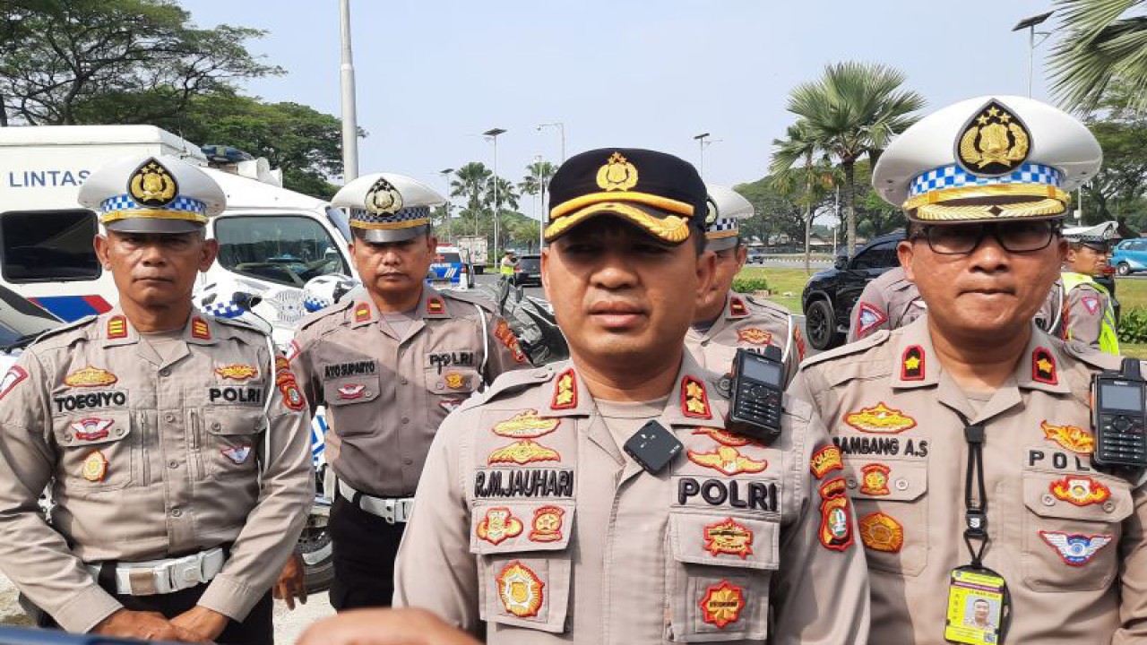 Wakapolresta Bandara Soetta AKBP Raden Muhammad Jauhari. (ANTARA/Azmi Samsul Maarif)