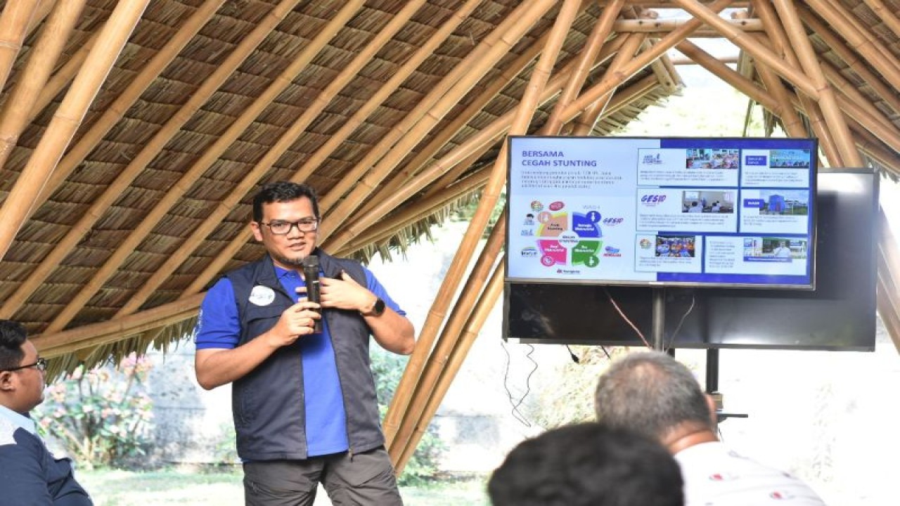 Direktur Sustainability Development Danone Indonesia Karyanto Wibowo dalam Media Trip, di Kabupaten Klaten, Jawa Tengah, Selasa (11/07/2023). ANTARA/HO-Danone-Aqua