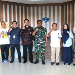 Audiensi Lantamal VI dengan BkKBN Sulsel untuk berkolaborasi menurunkan angka prevalensi Stunting,. (Antara /HO-BKkBN Sulsel)-1689048596