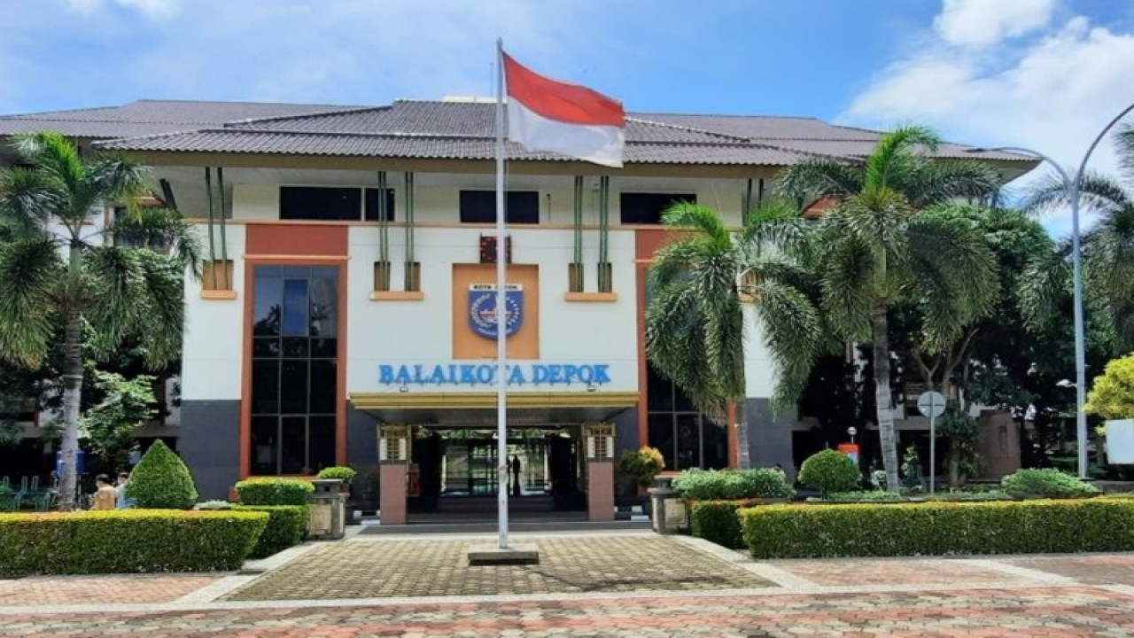 Balai Kota Depok. ANTARA/Feru Lantara