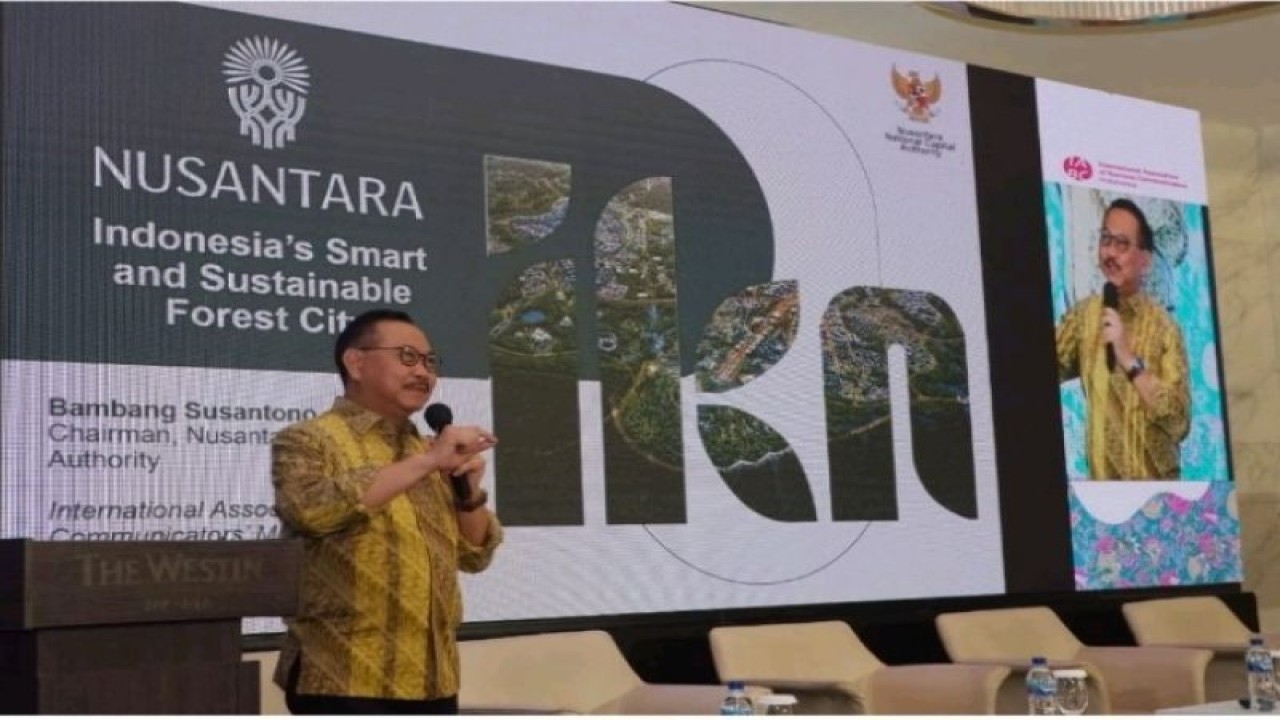 Kepala Otorita Ibu Kota Nusantara Bambang Susantono. ANTARA/HO-OIKN