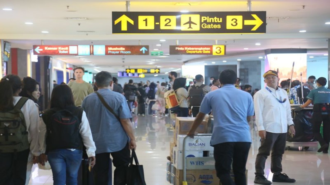 Suasana di Bandara Internasional I Gusti Ngurah Rai, Badung, Bali, Jumat (7/72023). ANTARA/HO-Bandara Internasional I Gusti Ngurah Rai