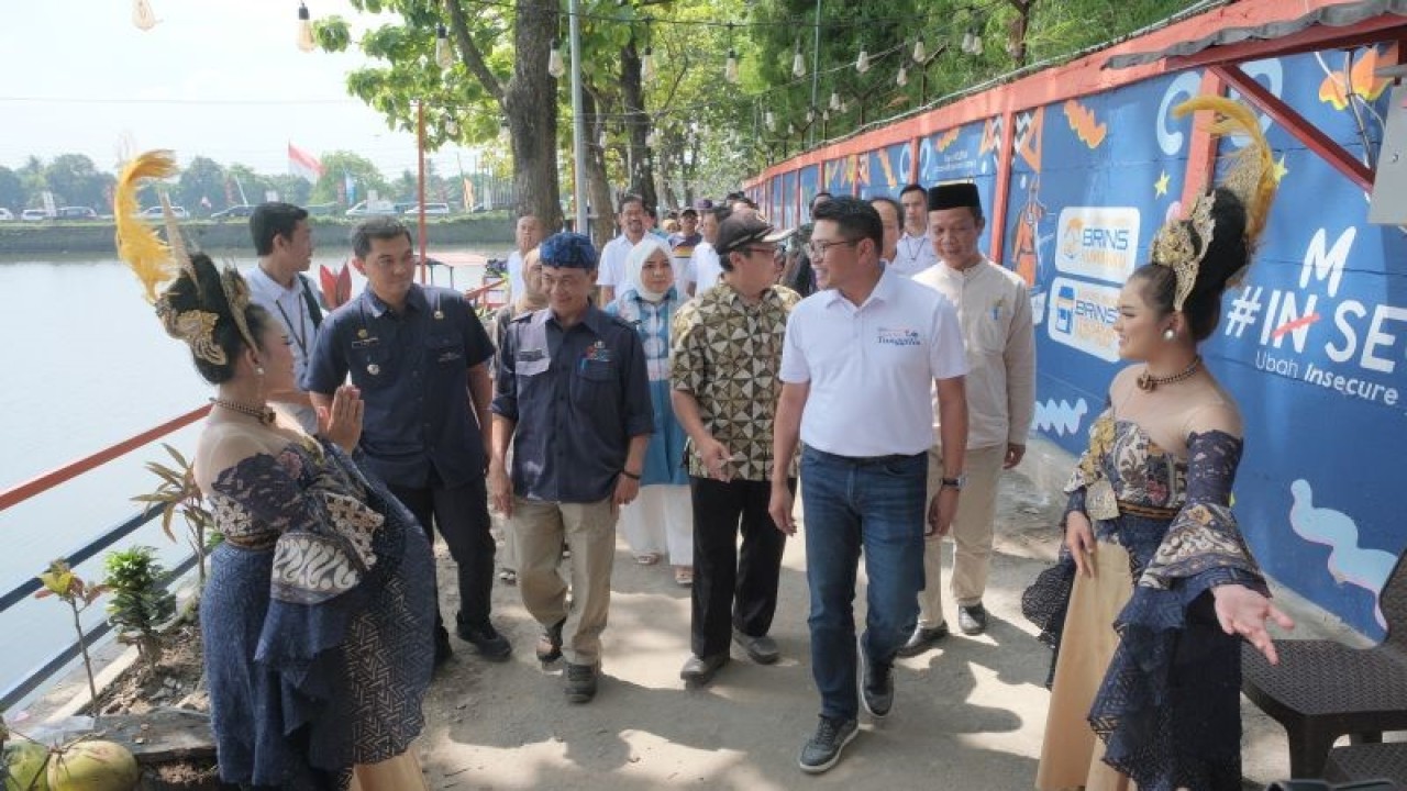 Acara Peresmian Re-Opening Tempat Wisata Situ Tunggilis di Kabupaten Bogor, Jawa Barat, Selasa (11/07/2023). ANTARA/HO-BRI Insurance