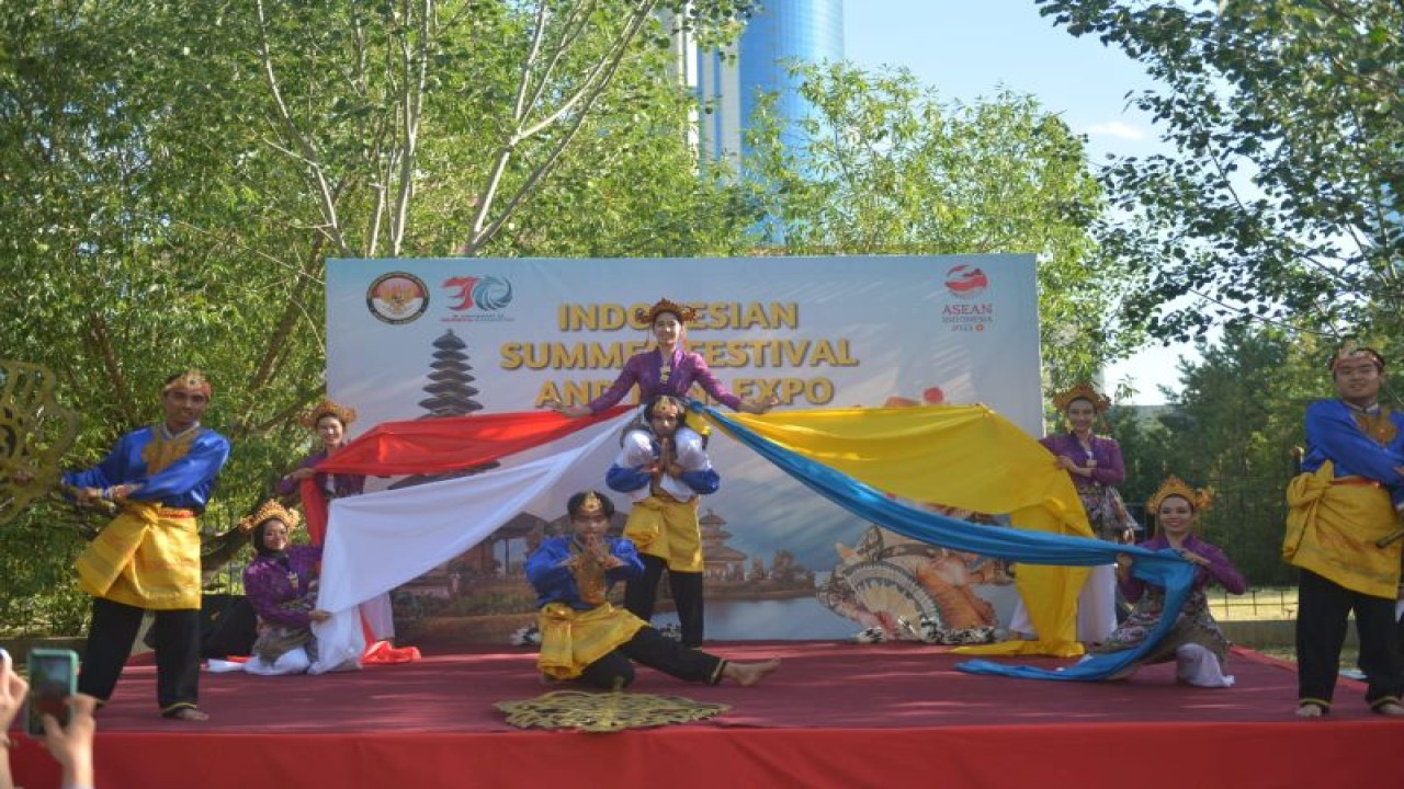 Kedutaan Besar RI di Astana menggelar Indonesia Summer Festival di Pusat Budaya Indonesia di Astana pada 14–16 Juli 2023. (ANTARA/HO-KBRI Astana)