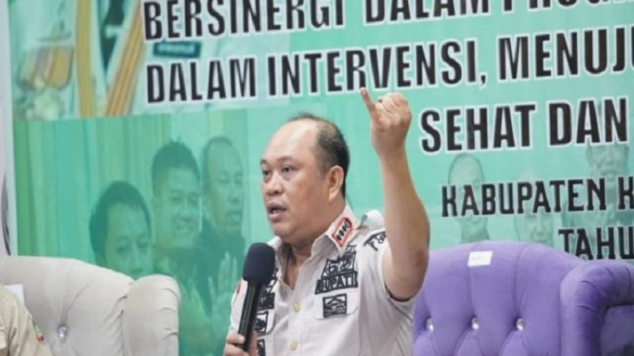 Bupati Konawe Utara Ruksamin. (ANTARA-HO Humas Konawe Utara)