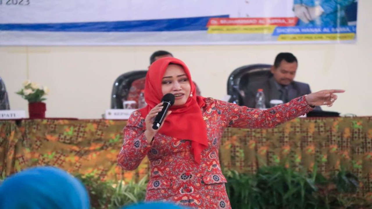 Bupati Mojokerto, Jatii, Ikfina Fahmawati. FOTO ANTARA/HO Pemkab Mojokerto