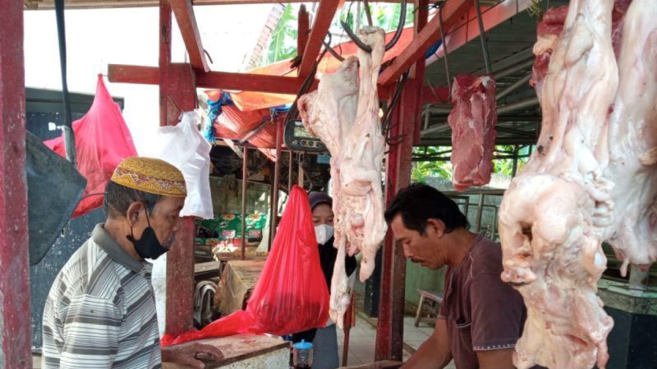 Ilustrasi, harga daging sapi di Pagkalpinang turun setelah Lebaran Idul Adha 1444 Hijriyah. (Aprionis)