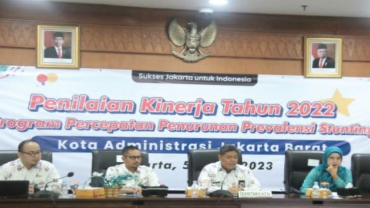 Pemerintah Provinsi (Pemprov) DKI Jakarta menggelar penilaian kinerja kota dan kabupaten delapan aksi konvergensi percepatan penurunan stunting di Jakarta sejak 5-7 Juli 2023. ANTARA/HO-PPID DKI Jakarta