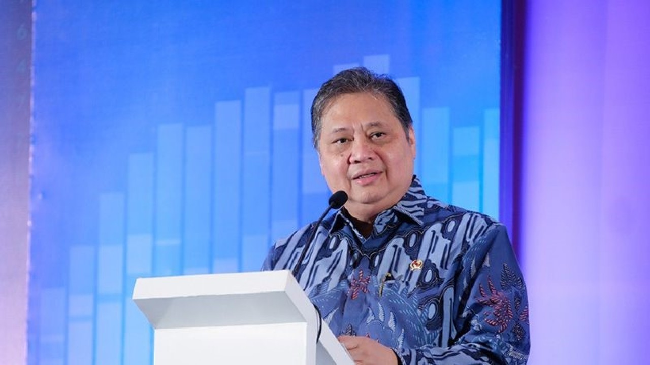 Dokumentasi-Menteri Koordinator Bidang Perekonomian Airlangga Hartarto. ANTARA/HO-KLIP Kemenko Perekonomian/aa.