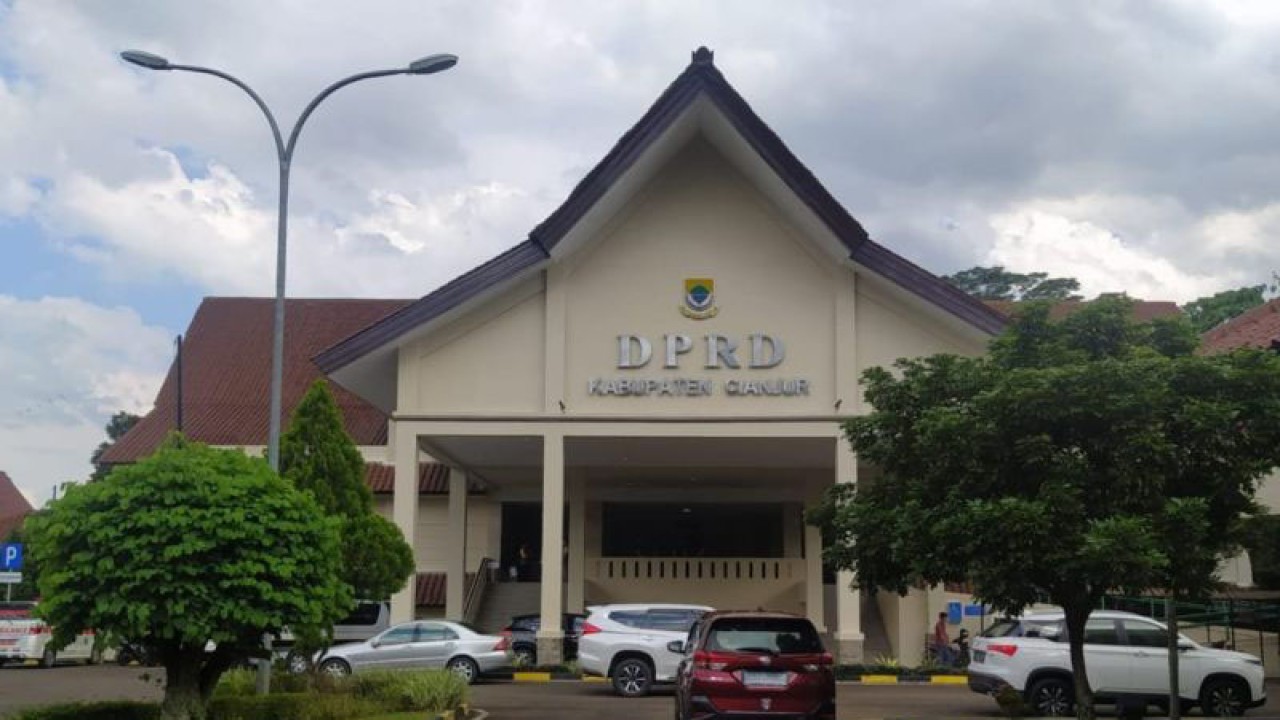 Kantor Dewan Perwakilan Rakyat Daerah (DPRD) Kabupaten Cianjur, Jawa Barat.(ANTARA/Ahmad Fikri). (Ahmad Fikri)