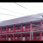 Fisik bangunan gedung baru SD Inpres Mandouw Distrik Samofa dibangun berlantai dua dibiayai dana otsus Papua.ANTARA/Muhsidin-1688713332