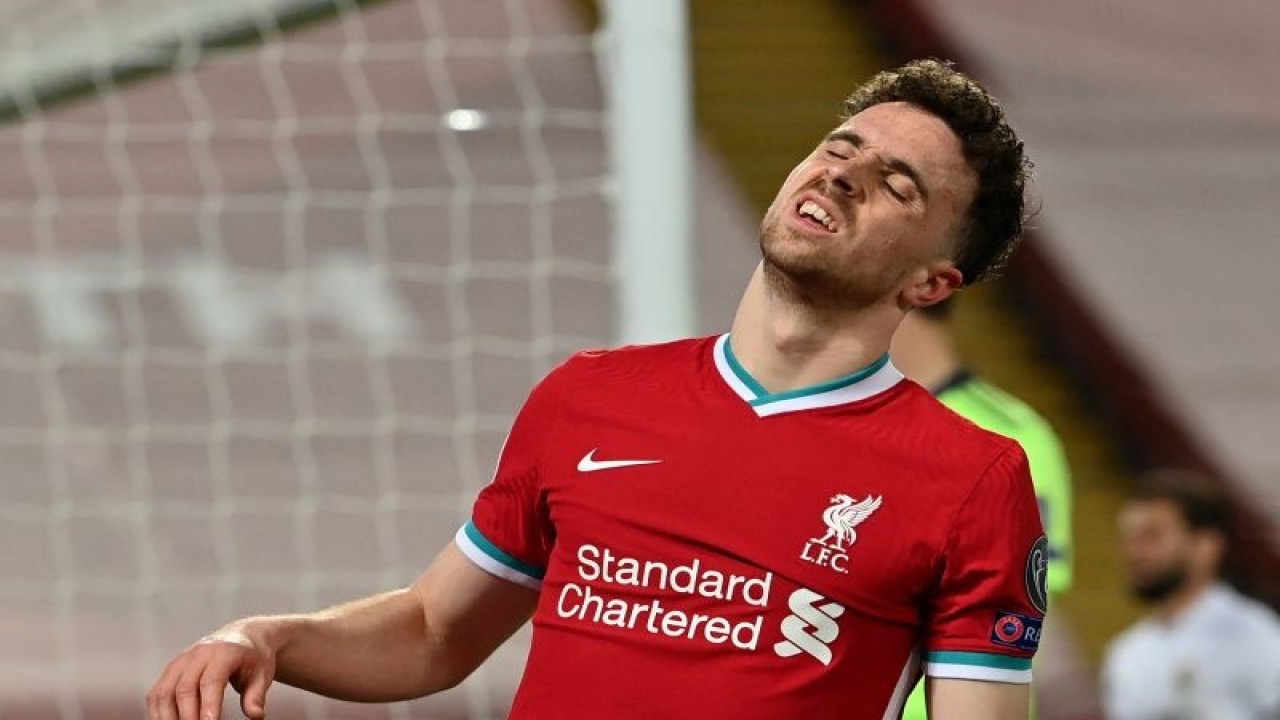 Foto arsip - Pemain Liverpool adal Portugal Diogo Jota. (AFP/PAUL ELLIS)