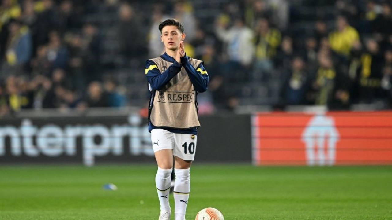 Gelandang Real Madrid asal Turki Arda Guler (Photo by OZAN KOSE / AFP) (AFP/OZAN KOSE)