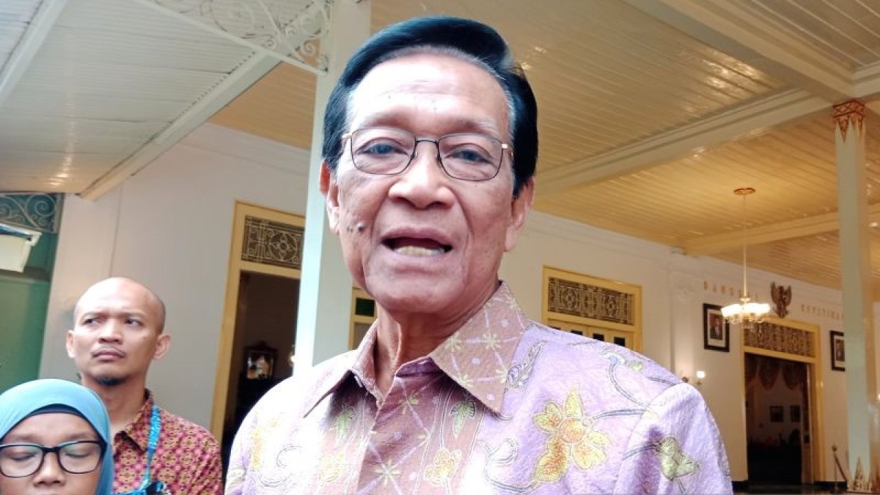 Gubernur Daerah Istimewa Yogyakarta (DIY) Sri Sultan Hamengku Buwono X. ANTARA/Luqman Hakim