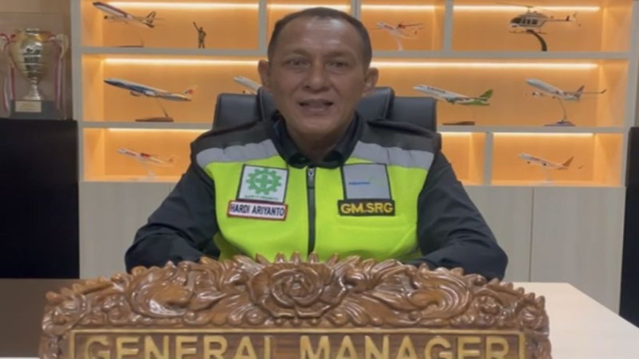 General Manager PT Angkasa Pura I Bandara Internasional Jenderal Ahmad Yani Hardi Ariyanto. (ANTARA/HO-Angkasa Pura I)