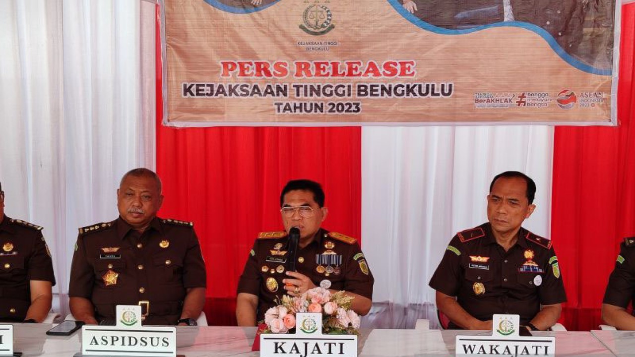 Kepala Kejaksaan Tinggi Bengkulu Heri Jerman. ANTARA/Anggi Mayasari