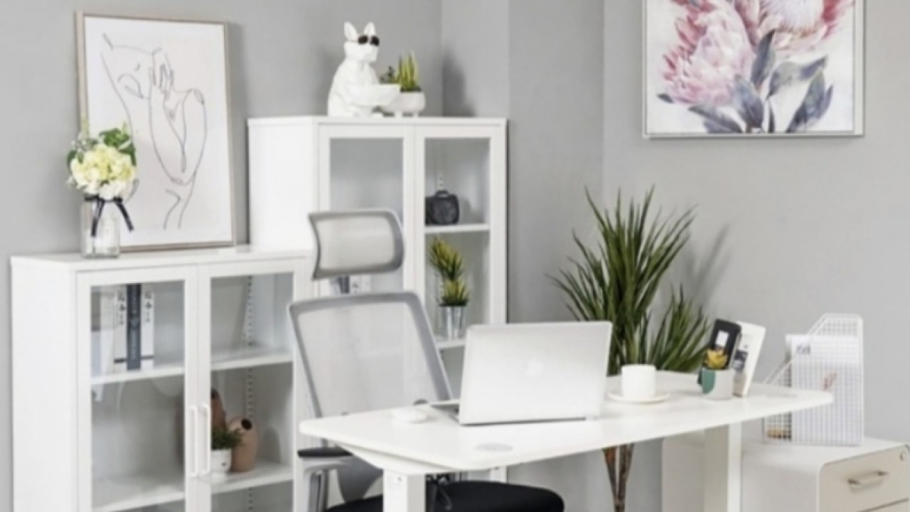 Ilustrasi meja kantor