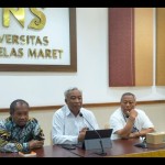 Ilustrasi-Pimpinan UNS saat menyelenggarakan jumpa pers terkait pembekuan MWA UNS di Solo, beberapa waktu lalu. ANTARA/Aris Wasita-1689235463