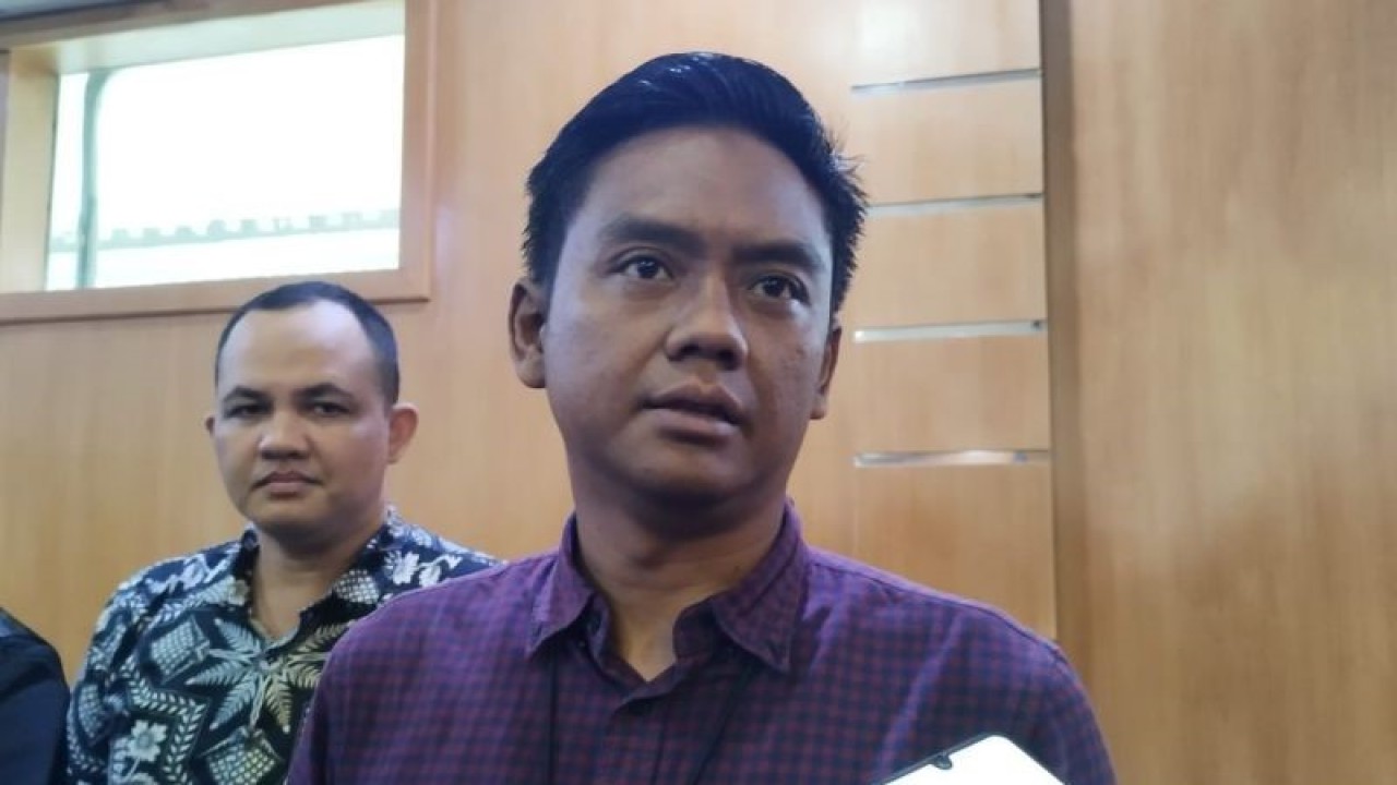 Jaksa dari Komisi Pemberantasan Korupsi (KPK) Tito Jaelani di PN Bandung, Kota Bandung, Jawa Barat, Senin (10/7/2023). (ANTARA/Bagus Ahmad Rizaldi)