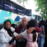 Jamaah haji tiba dengan selamat di Pendopo, Kabupaten Garut, Jawa Barat, Rabu (5/7/2023). (ANTARA/HO-Diskominfo Garut)-1688551936