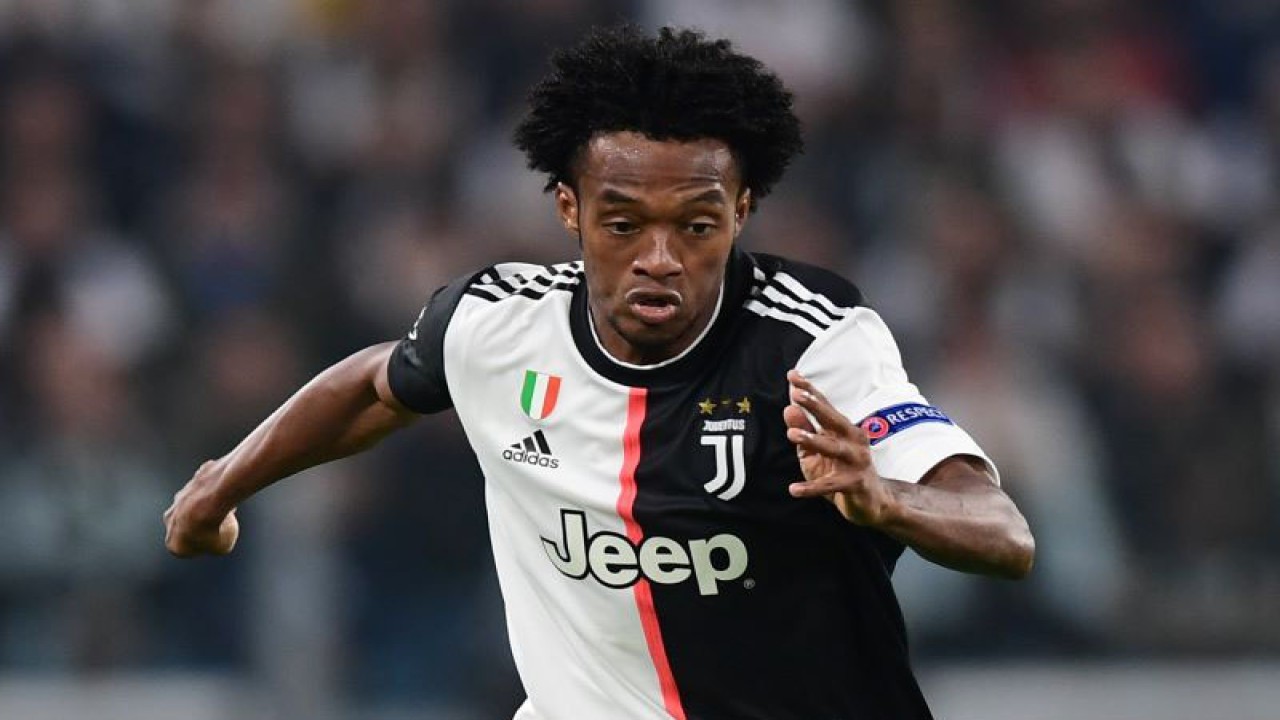 Gelandang Juventus asal Kolombia Juan Cuadrado saat bermain dalam pertandingan Grup D Liga Champions UEFA melawan Lokomotiv Moscow di Turin, Italia, pada 22 Oktober 2019. (Miguel MEDINA / AFP)