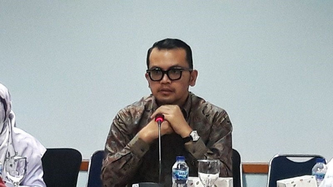 Juru Bicara KY Miko Susanto Ginting di Jakarta, Selasa (20/9/2022). ANTARA/Muhammad Zulfikar/am.