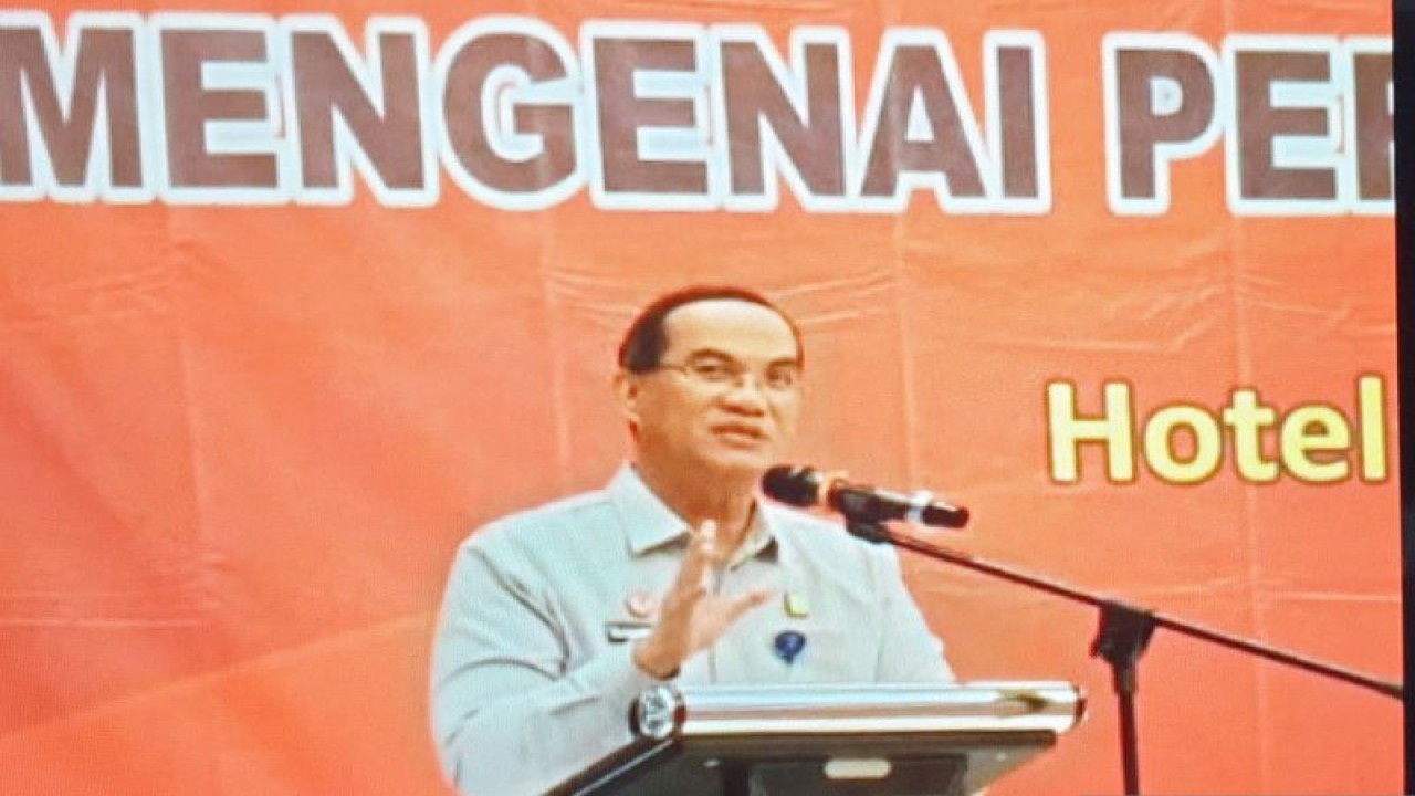 Kakanwil Kemenkumham Sumsel Ilham Djaya. (ANTARA/Yudi Abdullah/23)