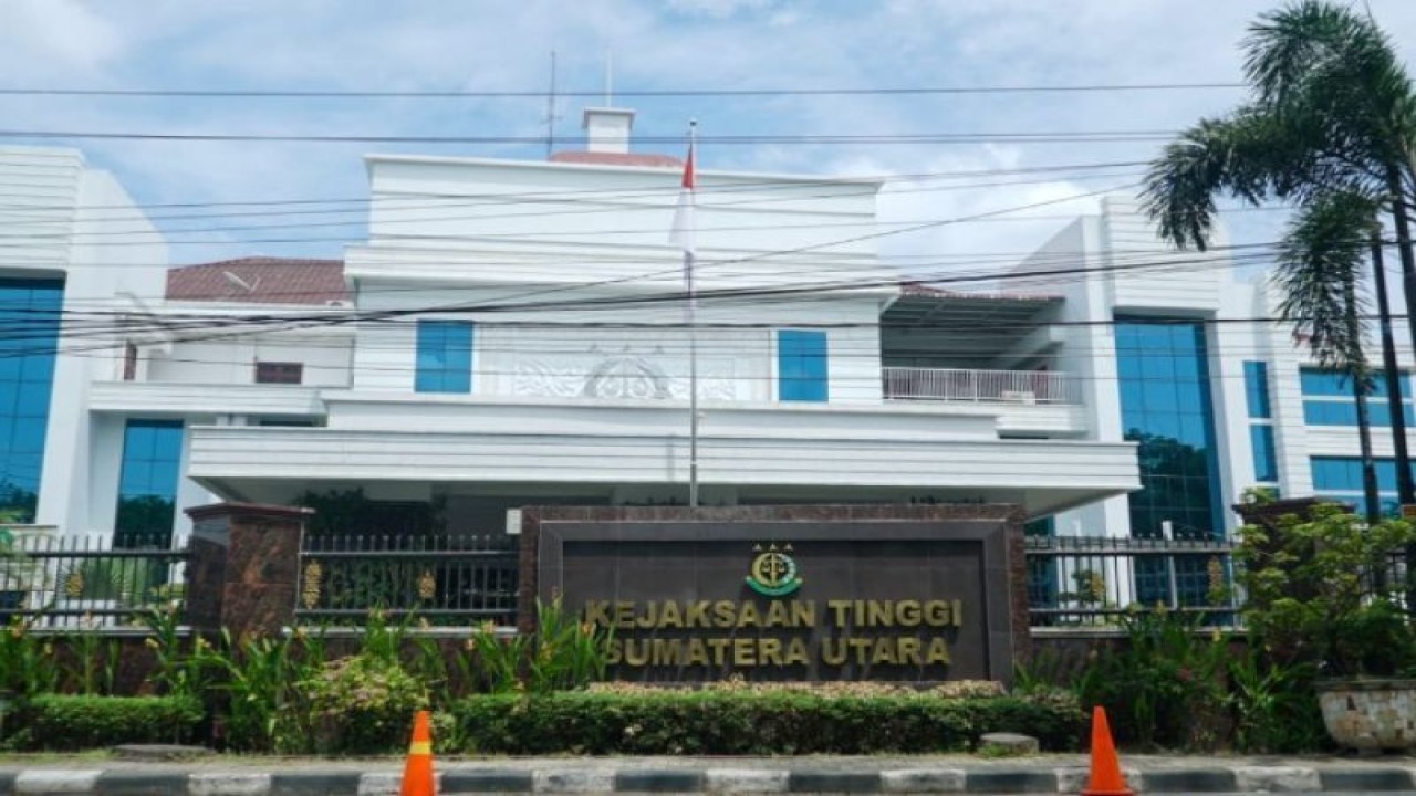 Kantor Kejaksaan Tinggi Sumatera Utara. (ANTARA/HO- Kejati Sumut)