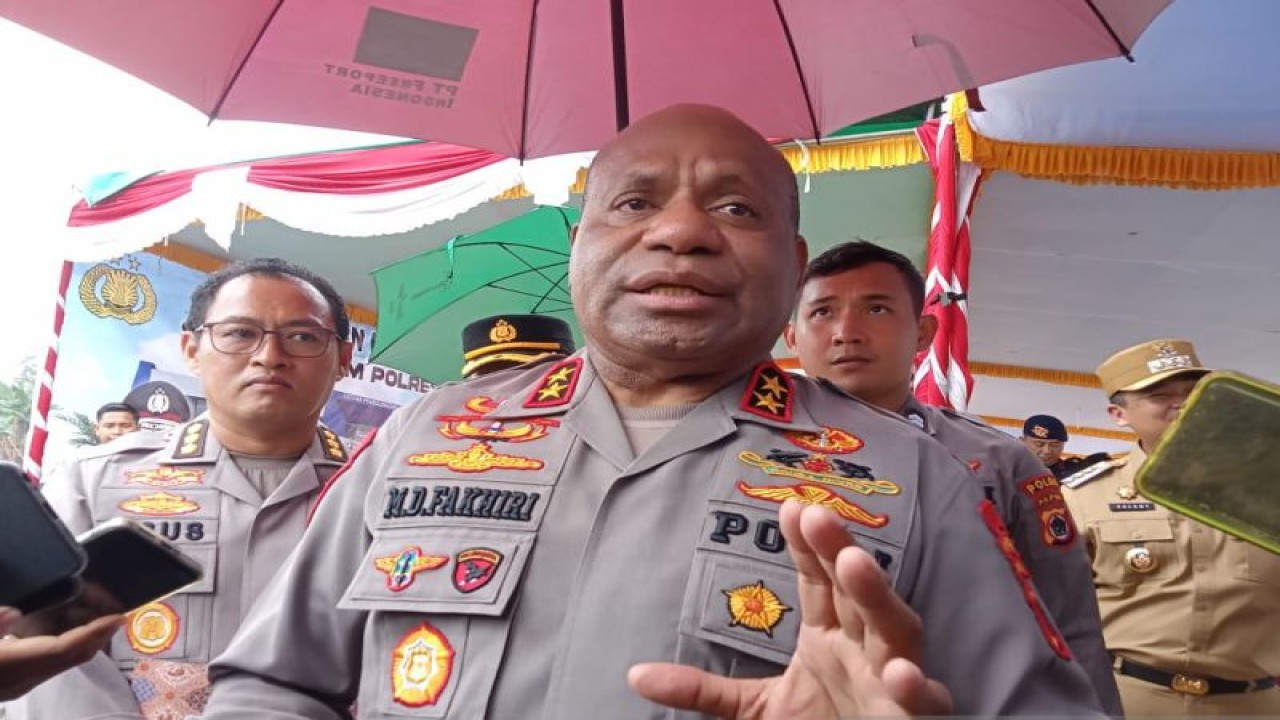 Kapolda Papua Irjen Pol. Mathius Fakhiri. (ANTARA/Agustina Estevani Janggo)